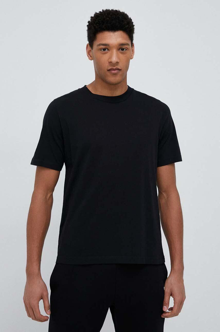 Peak Performance tricou din bumbac culoarea negru neted - Pled.ro