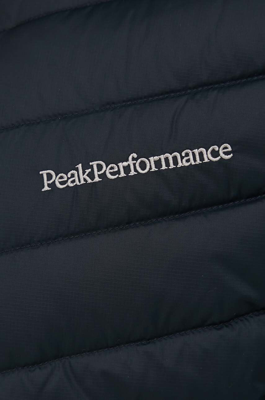 Peak Performance vestă sport cu puf Frost culoarea negru de tranzitie - Pled.ro