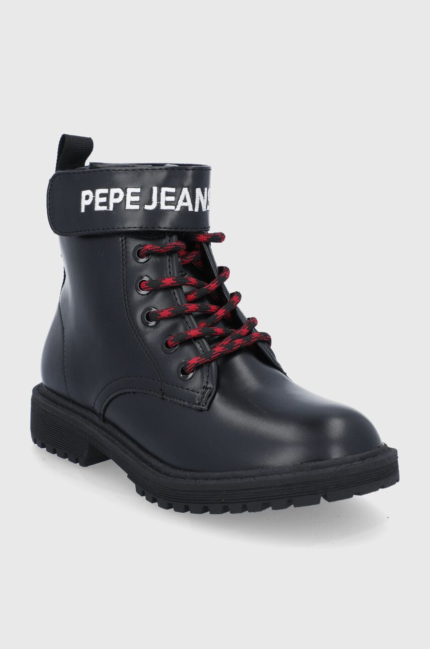 Pepe Jeans Bocanci copii culoarea negru - Pled.ro