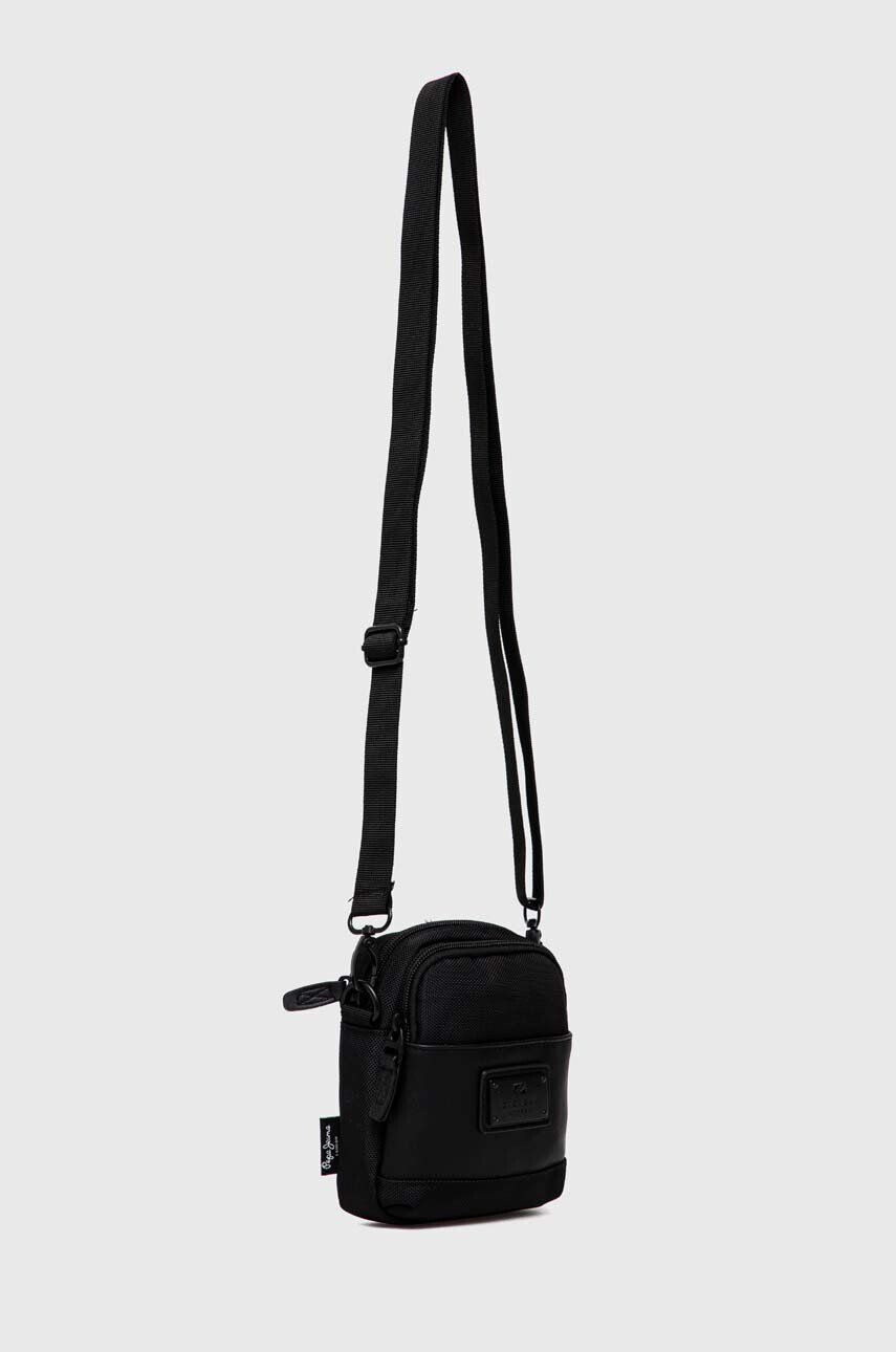 Pepe Jeans borseta culoarea negru - Pled.ro