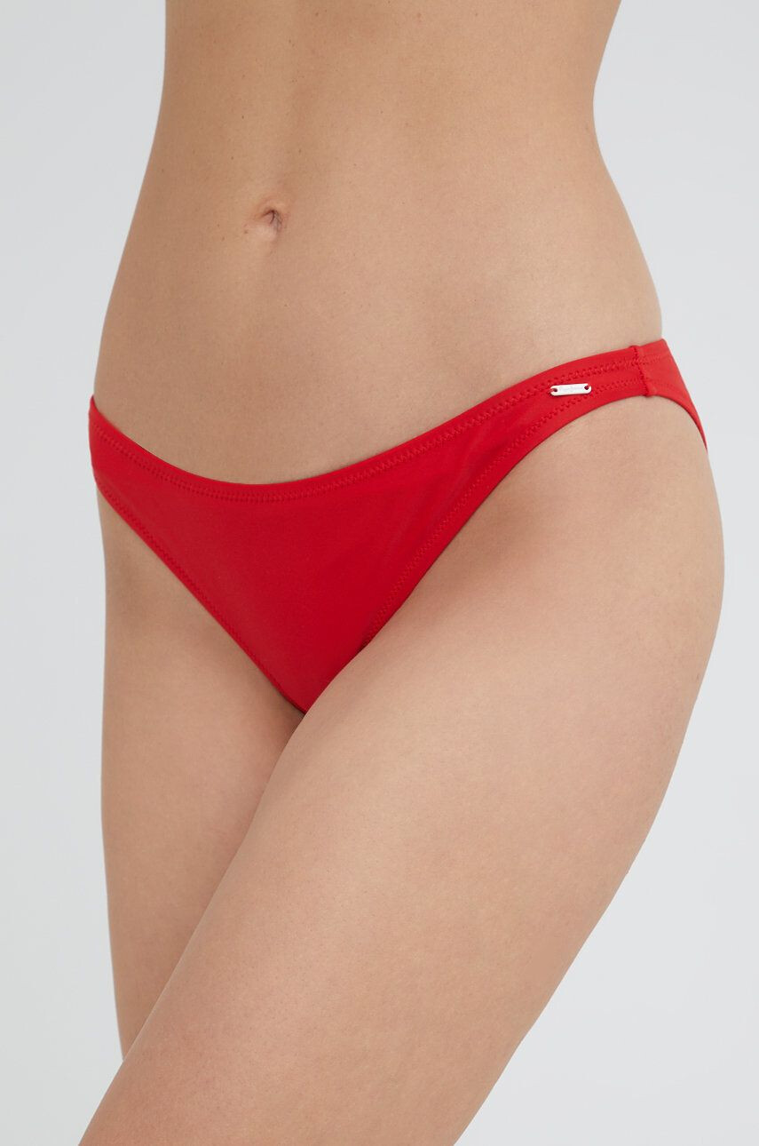 Pepe Jeans chiloti de baie Fabiola Bottom culoarea rosu - Pled.ro