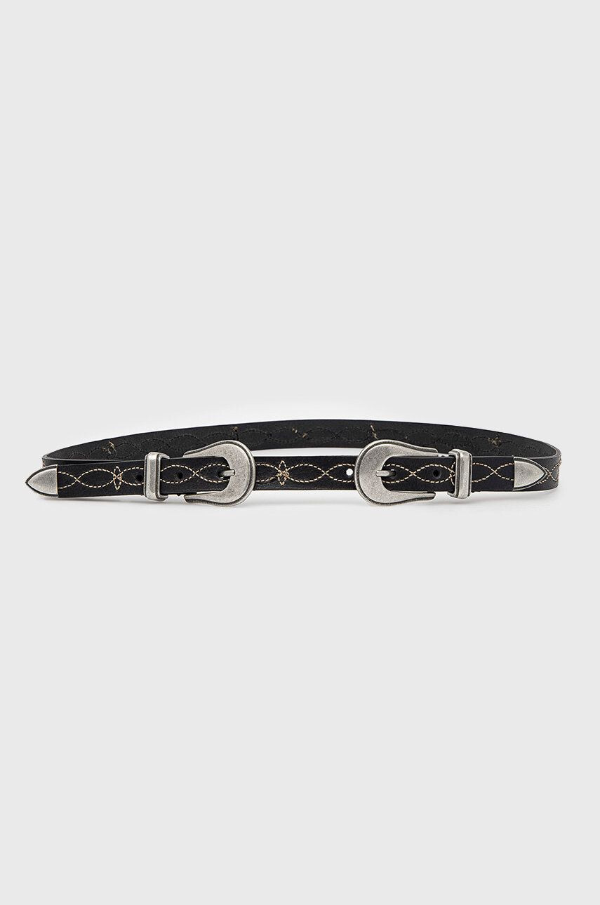 Pepe Jeans curea de piele Lou Belt - Pled.ro