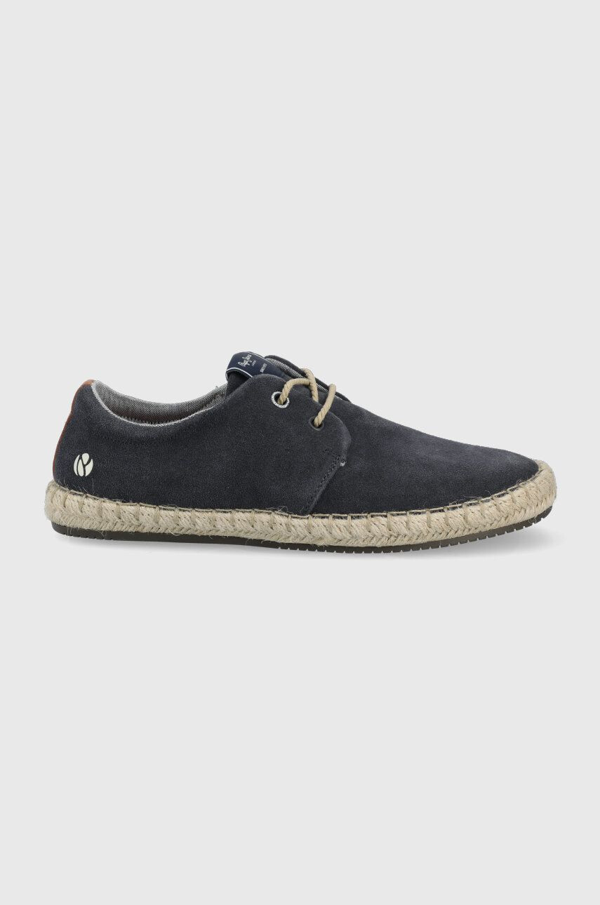 Pepe Jeans espadrile din piele intoarsa Tourist C-smart 22 - Pled.ro