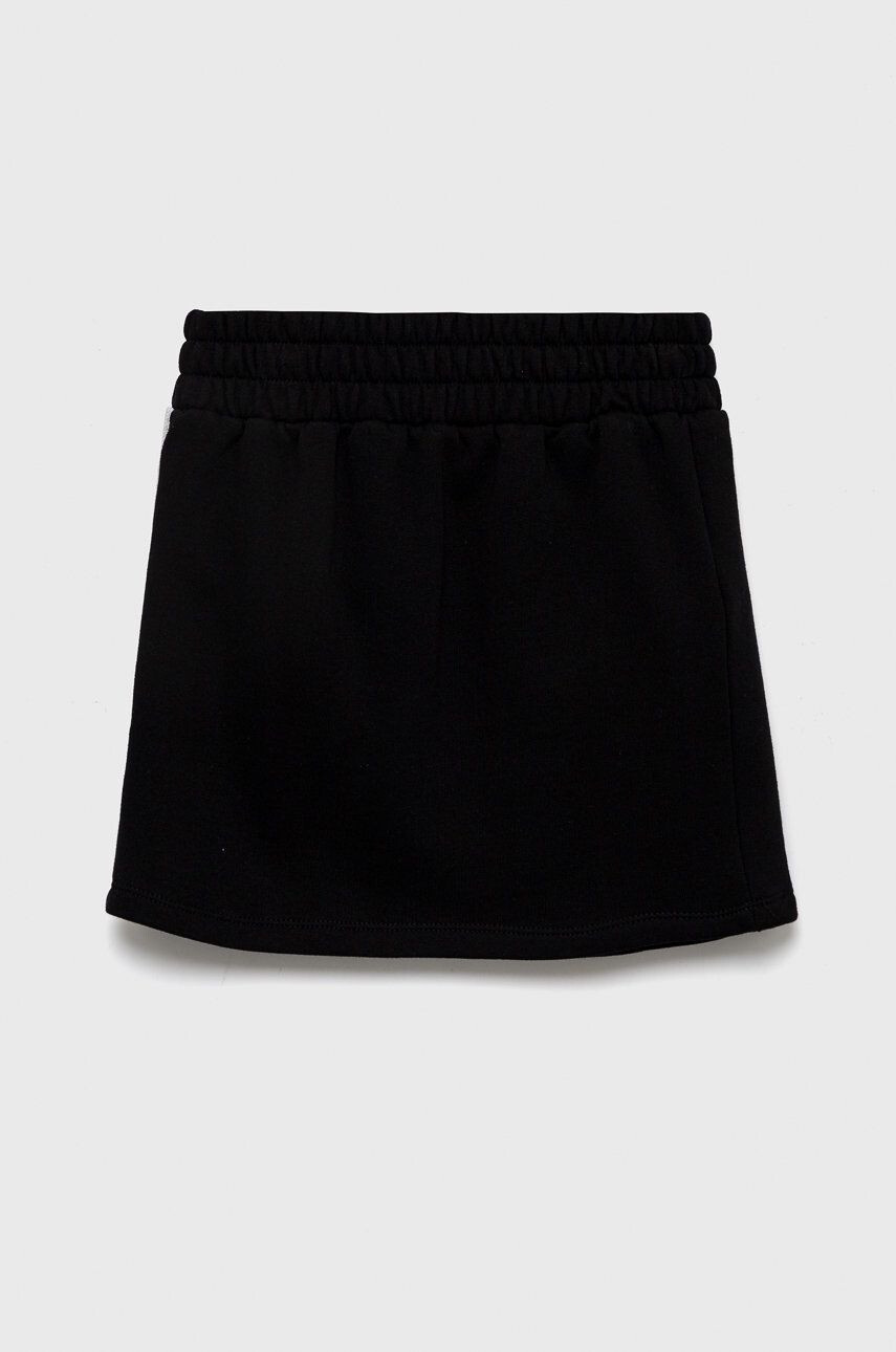 Pepe Jeans fusta fete culoarea negru mini evazati - Pled.ro