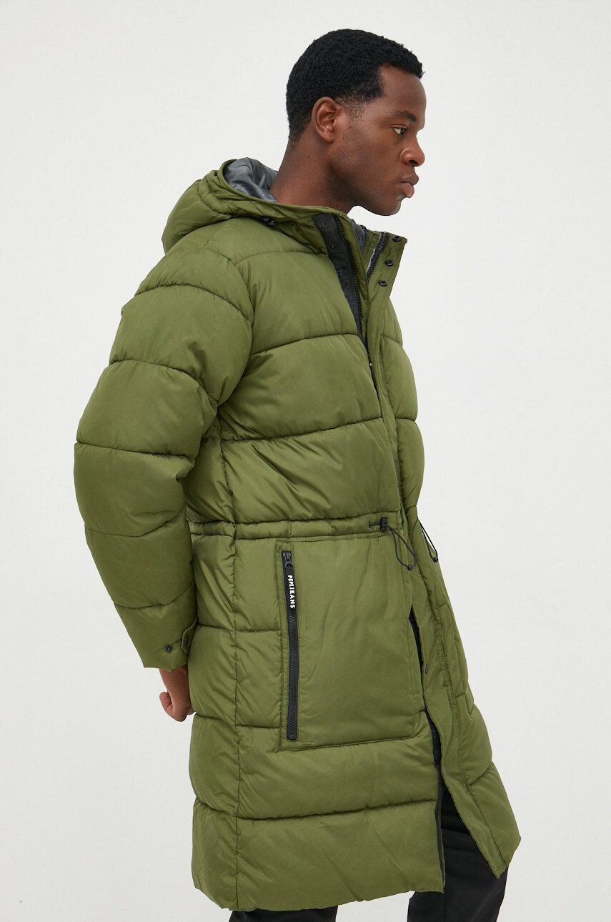 Pepe Jeans geaca barbati culoarea verde de iarna - Pled.ro