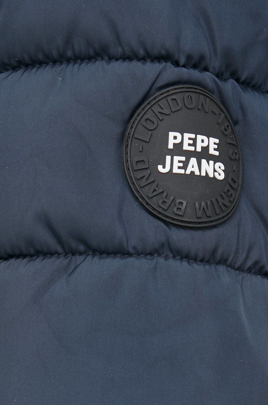 Pepe Jeans geaca barbati culoarea albastru marin de iarna - Pled.ro