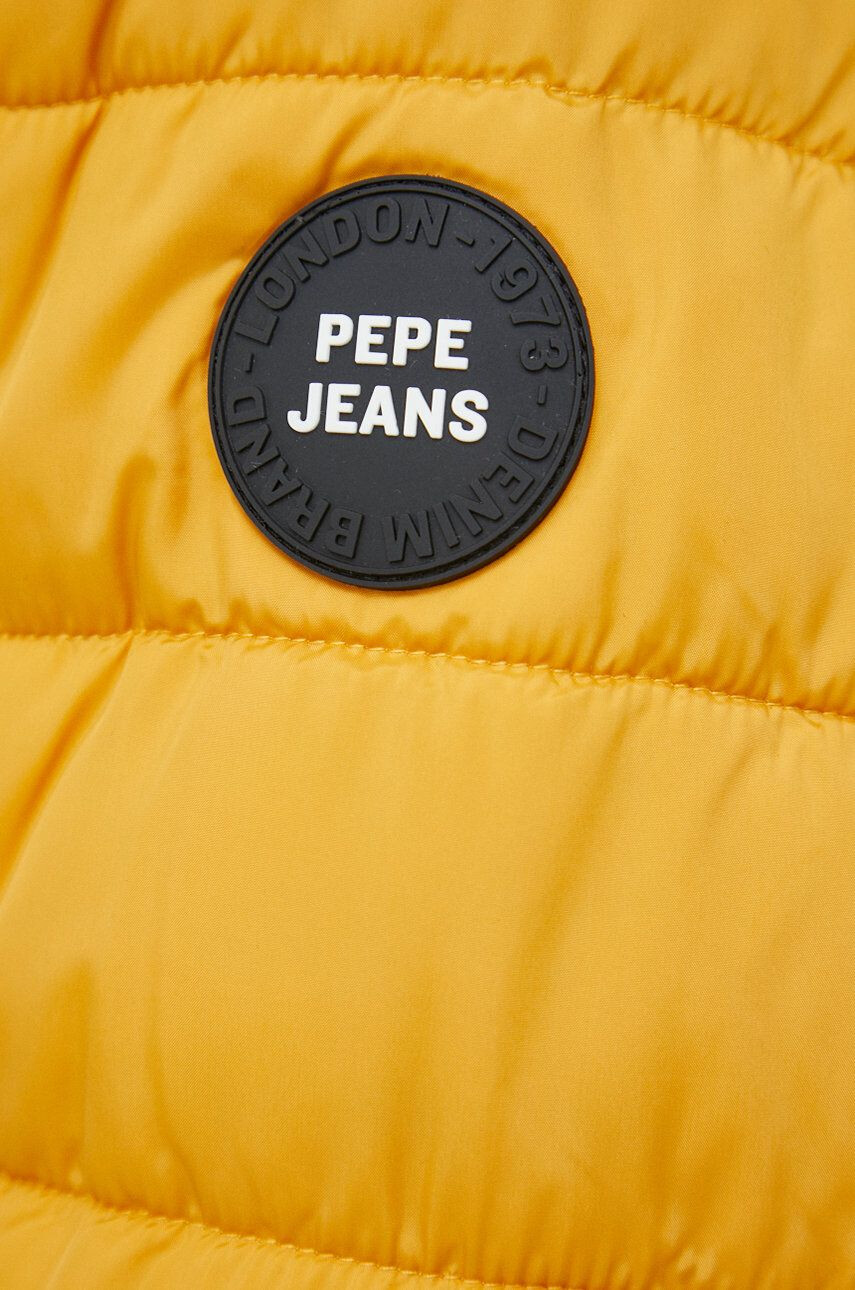 Pepe Jeans geaca barbati culoarea galben de iarna - Pled.ro