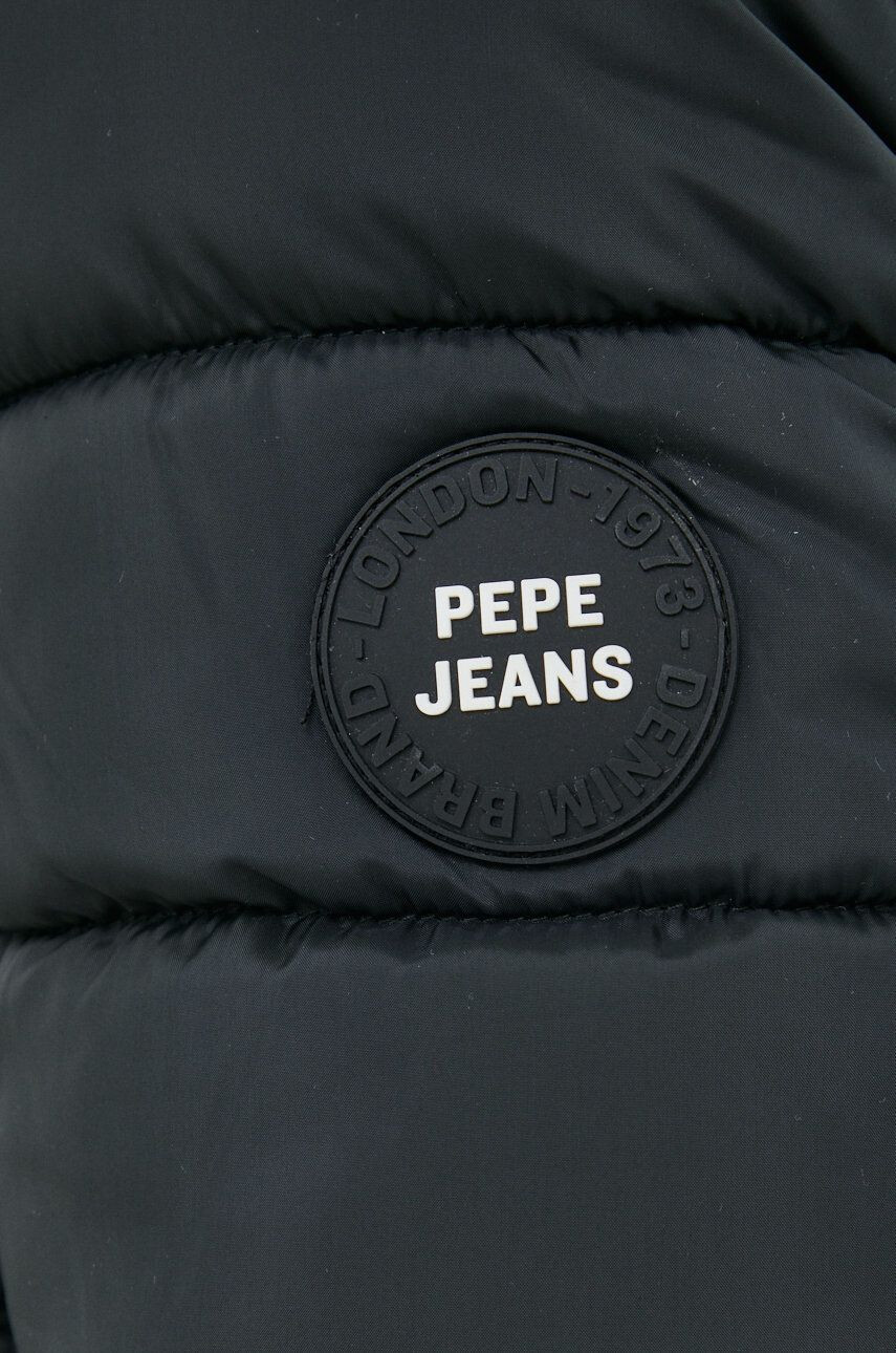 Pepe Jeans geaca barbati culoarea negru de iarna - Pled.ro