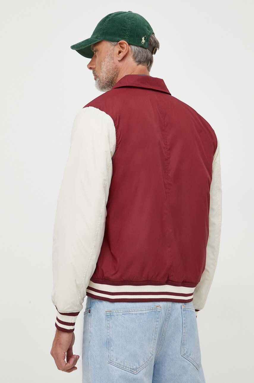 Pepe Jeans geaca BARNOLD barbati culoarea bordo de tranzitie - Pled.ro