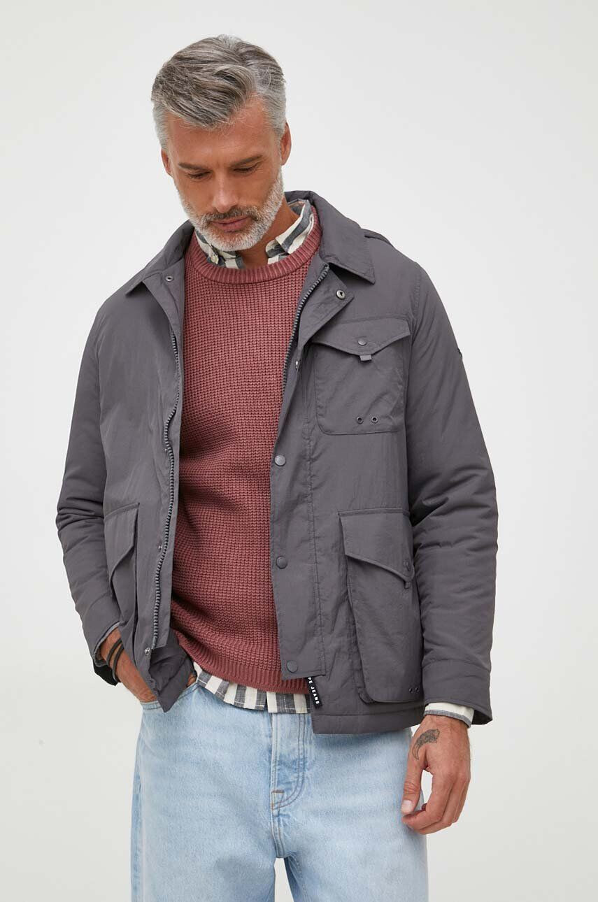 Pepe Jeans geaca Benedict barbati culoarea gri de tranzitie - Pled.ro