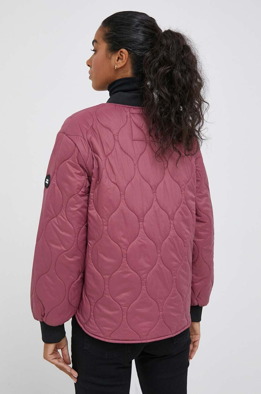 Pepe Jeans geaca bomber femei culoarea roz de tranzitie - Pled.ro