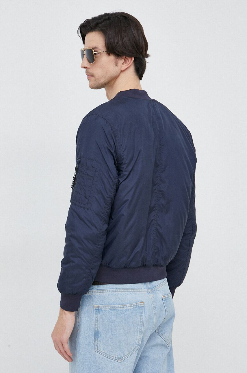 Pepe Jeans geaca bomber Corey barbati culoarea albastru marin de tranzitie - Pled.ro