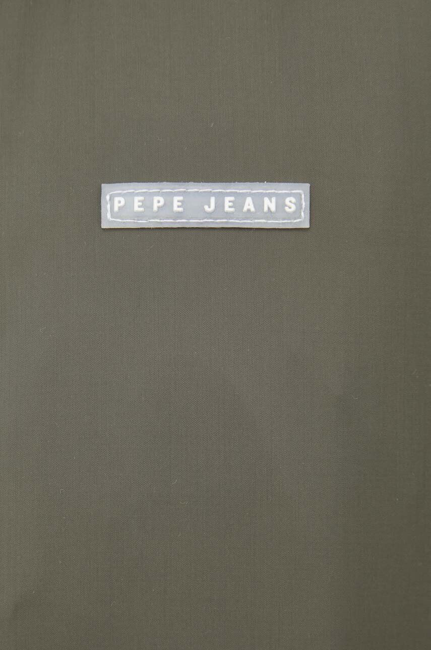 Pepe Jeans geaca Bon barbati culoarea verde de tranzitie - Pled.ro