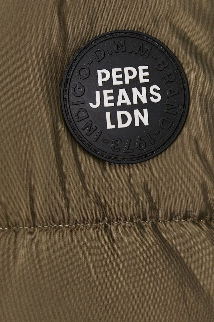 Pepe Jeans Geacă Hidley bărbați culoarea verde de iarnă - Pled.ro