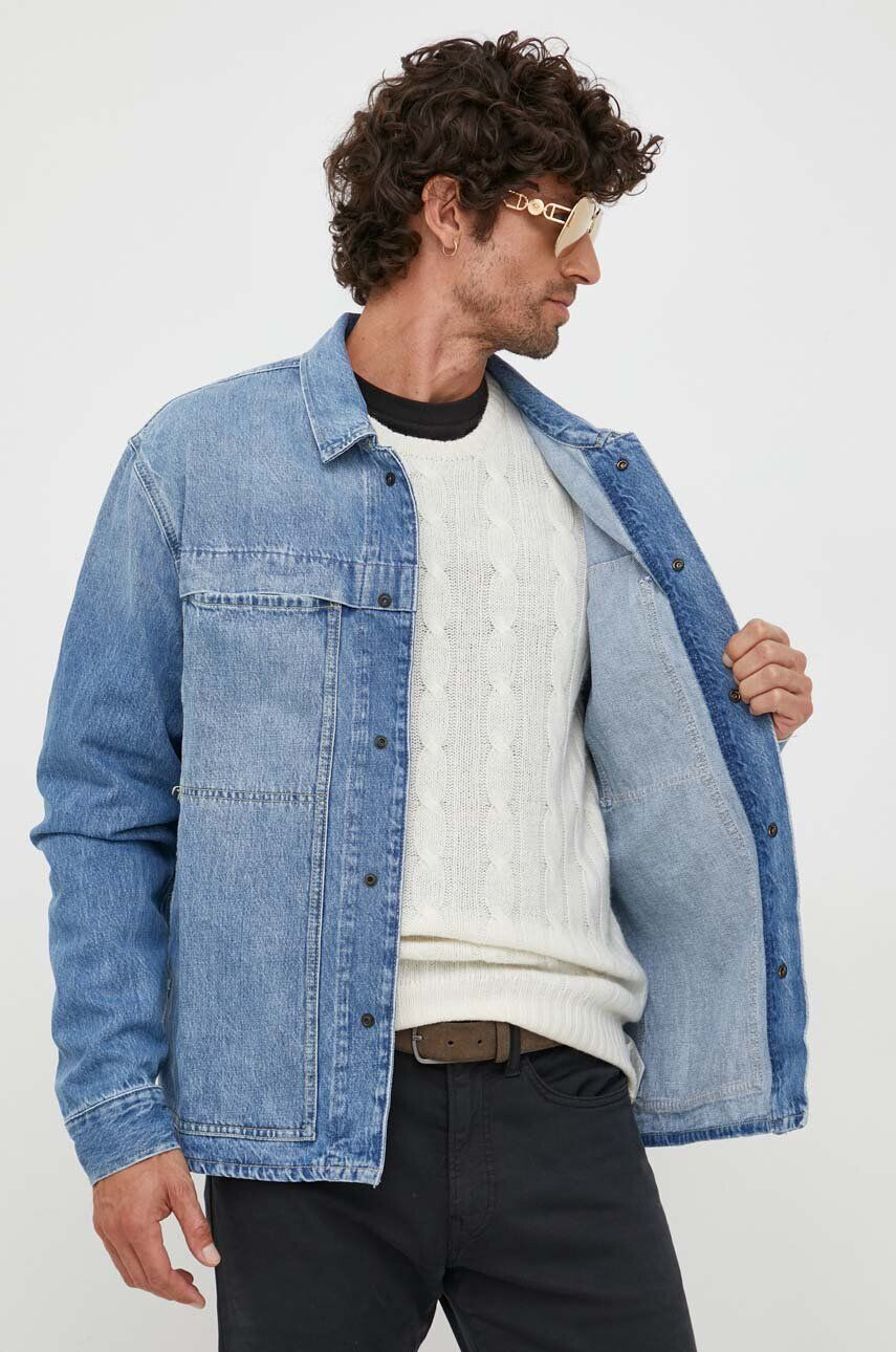 Pepe Jeans geaca jeans barbati de tranzitie - Pled.ro