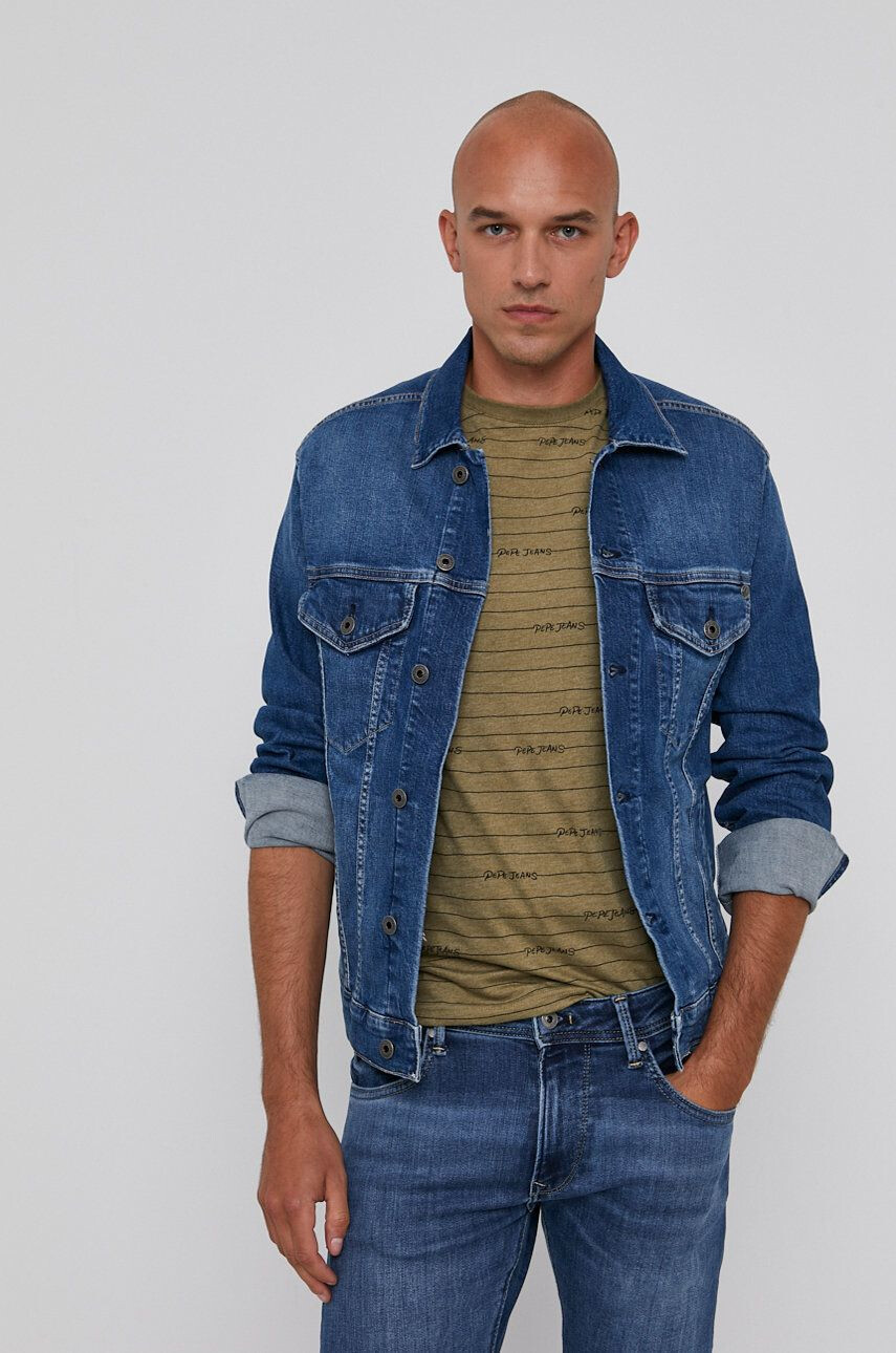 Pepe Jeans geaca jeans Pinner - Pled.ro