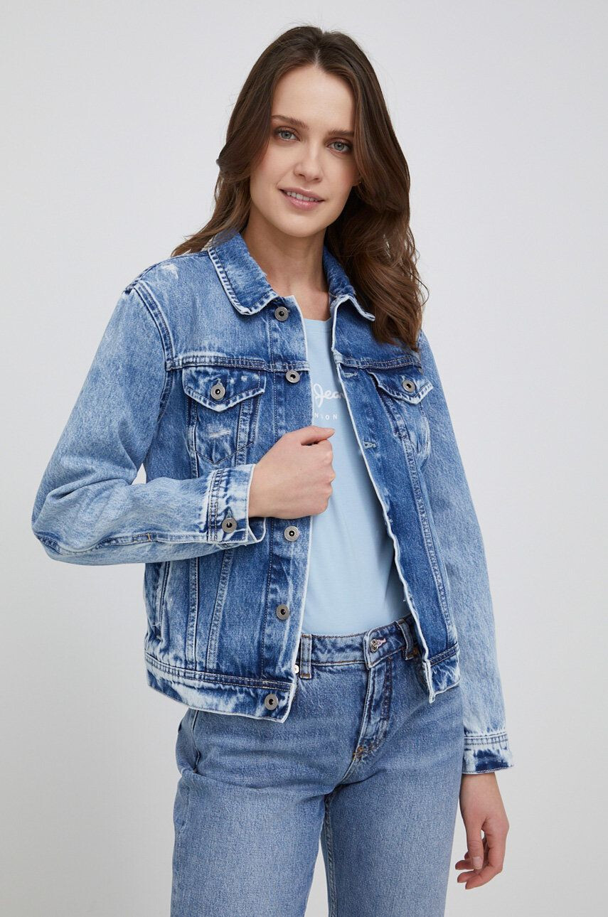 Pepe Jeans geaca jeans Rose Jacket - Pled.ro