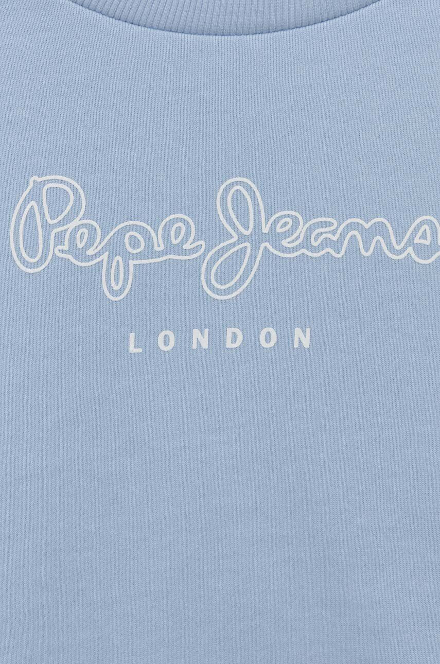 Pepe Jeans hanorac de bumbac pentru copii Rose cu imprimeu - Pled.ro