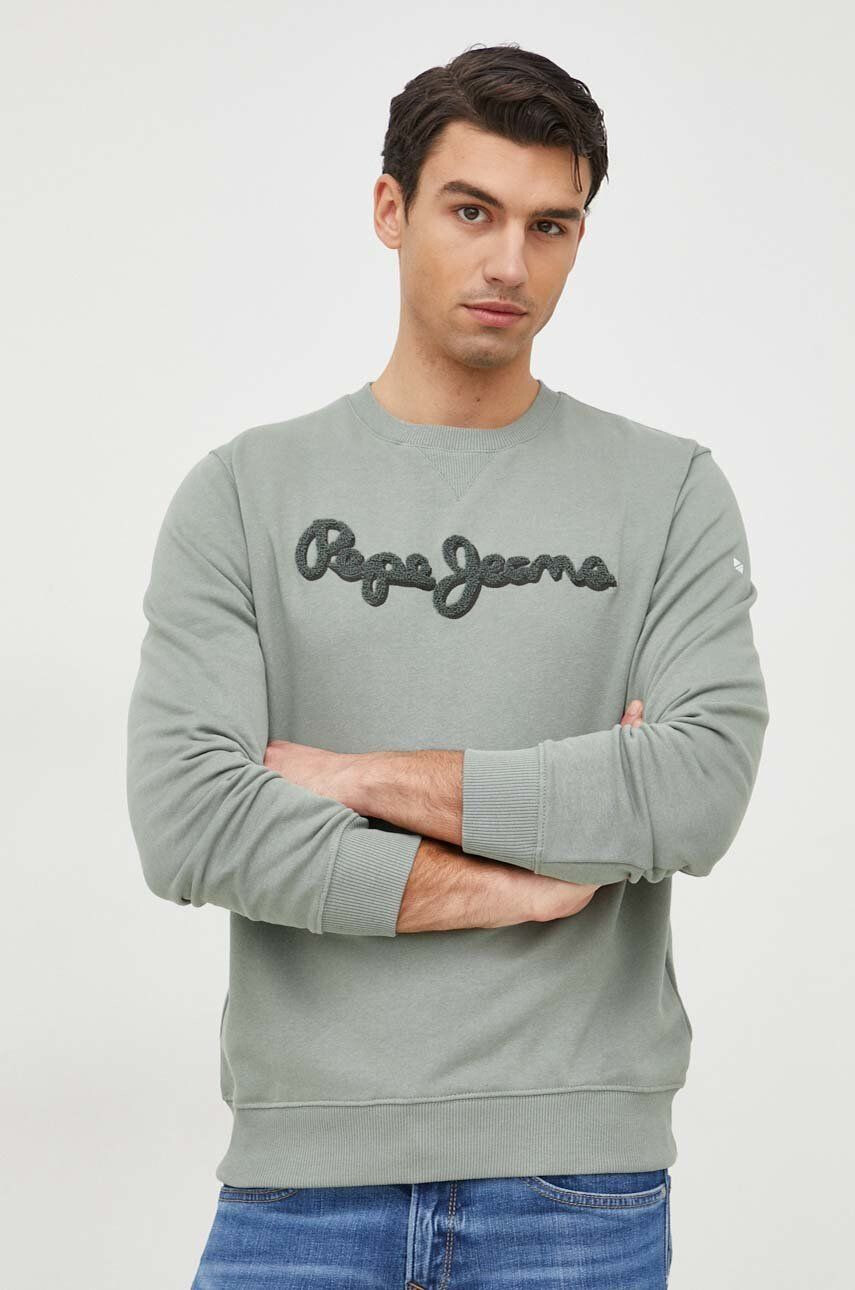 Pepe Jeans hanorac de bumbac Ryan Crew - Pled.ro