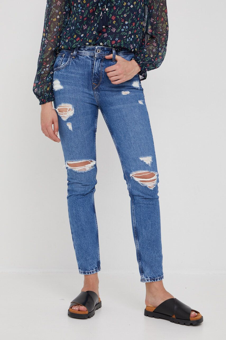 Pepe Jeans jeansi femei high waist - Pled.ro