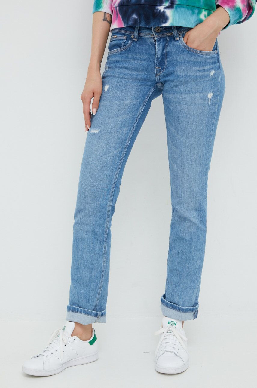 Pepe Jeans jeansi femei high waist - Pled.ro