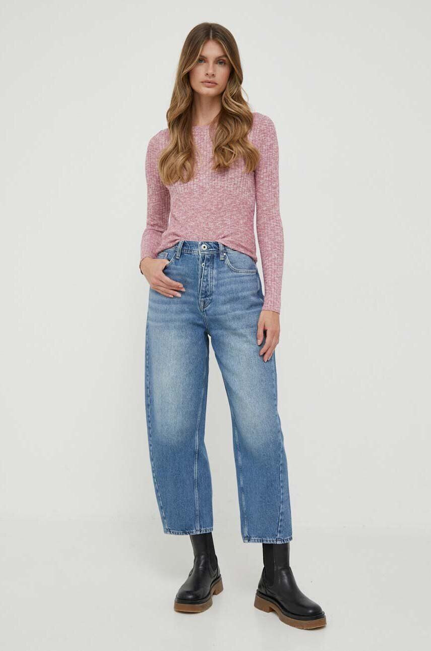 Pepe Jeans jeansi Addison femei high waist - Pled.ro