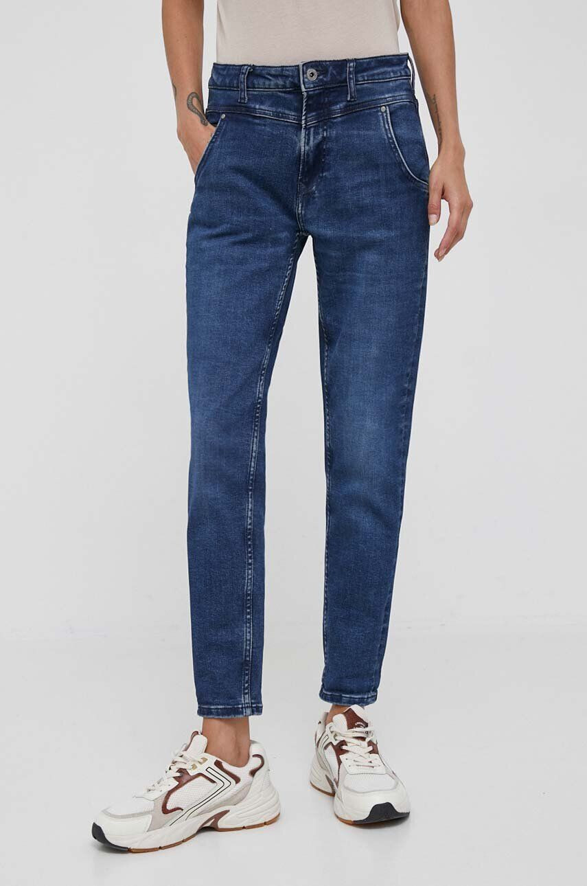 Pepe Jeans jeansi Carey femei medium waist - Pled.ro