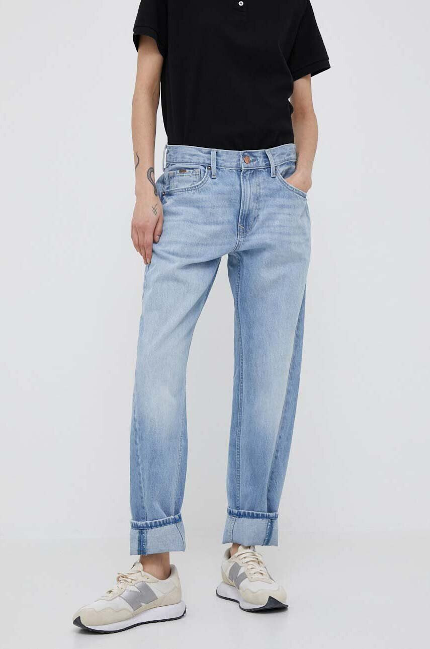 Pepe Jeans jeansi Darcy femei high waist - Pled.ro