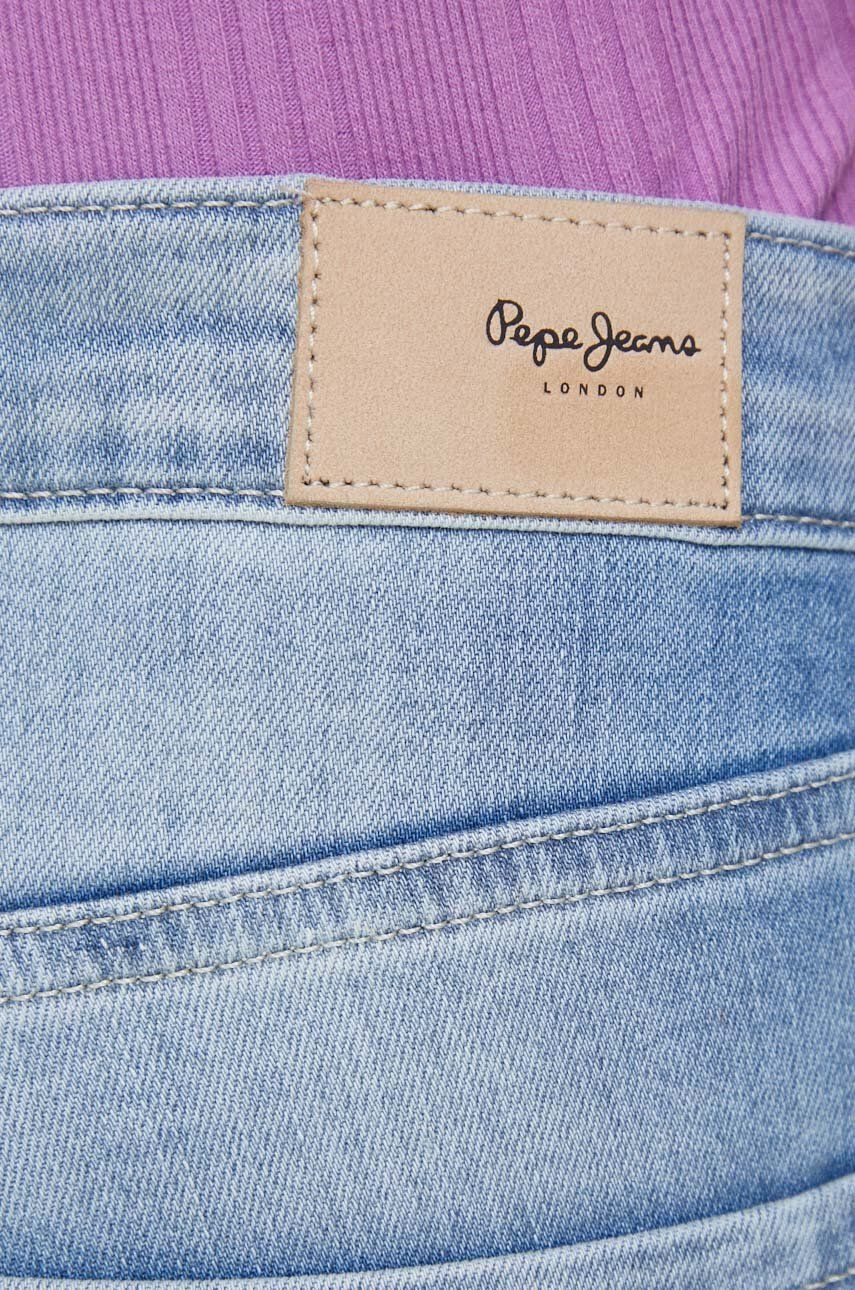 Pepe Jeans jeansi Grace femei high waist - Pled.ro