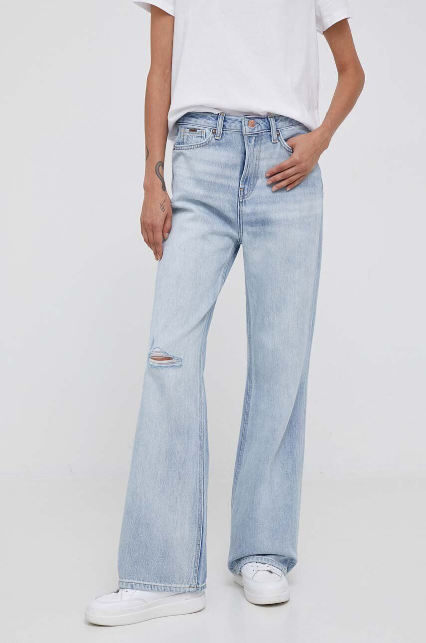 Pepe Jeans jeansi Harper Vintage femei high waist - Pled.ro