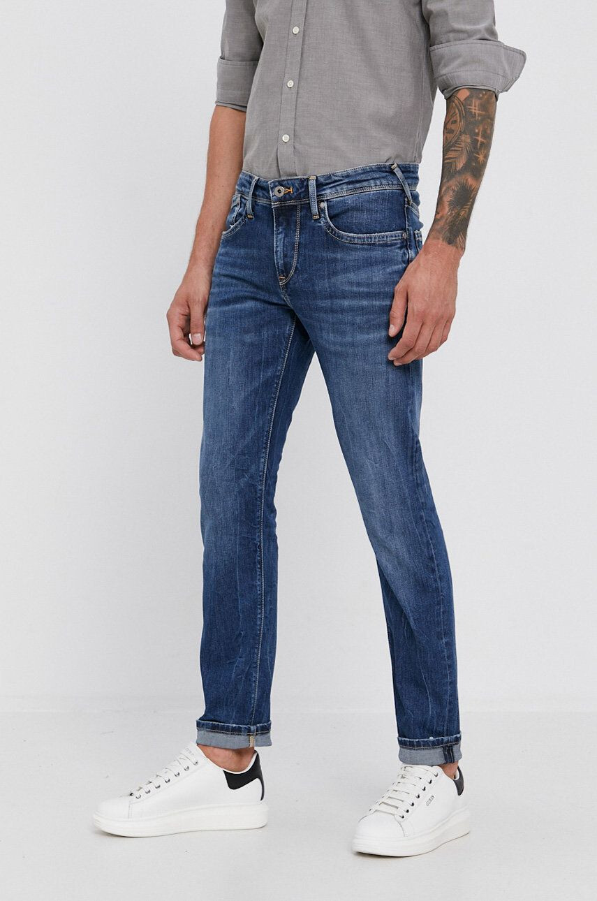 Pepe Jeans jeansi HATCH barbati culoarea albastru marin - Pled.ro