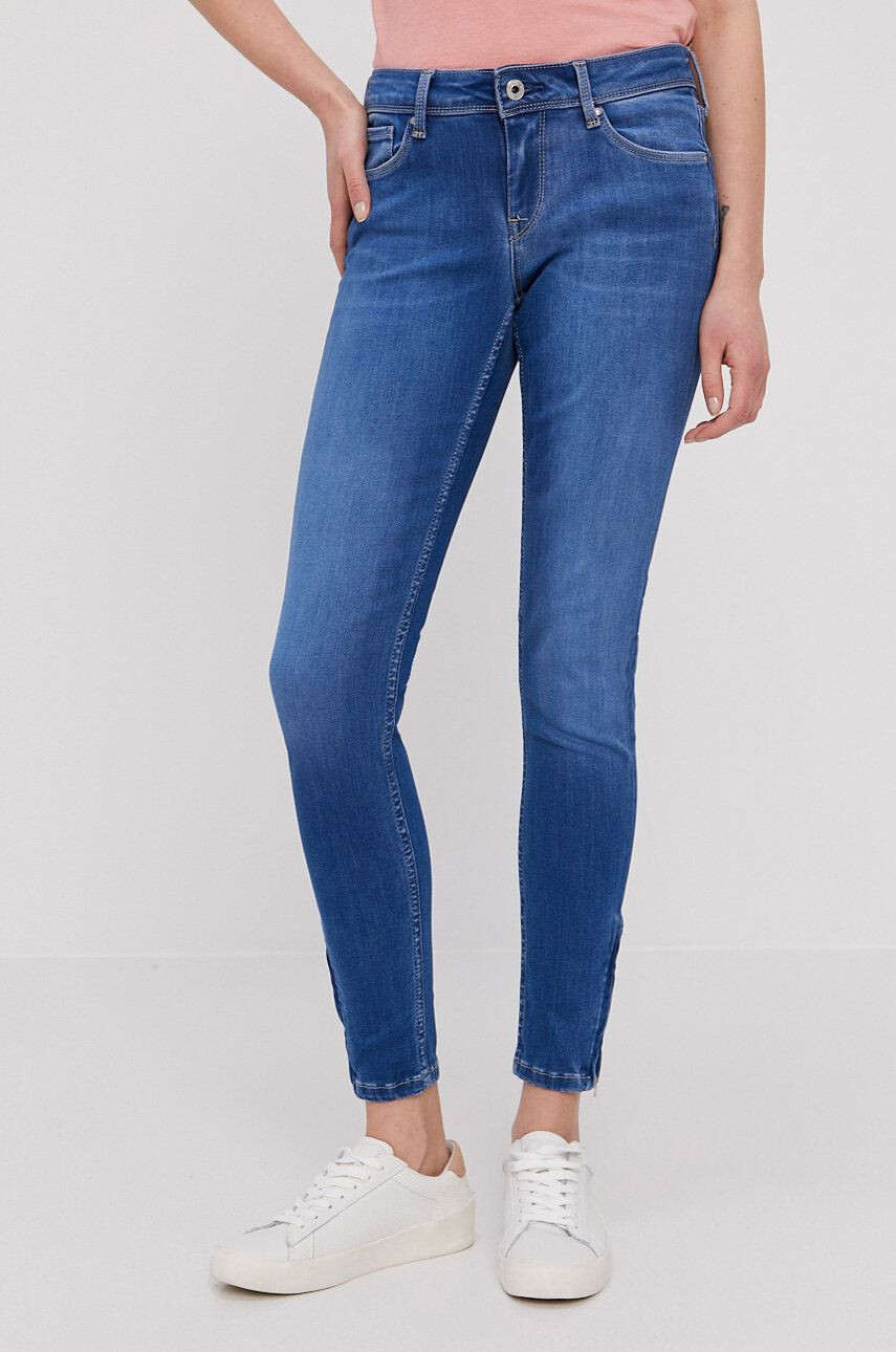 Pepe Jeans jeansi Lola femei medium waist - Pled.ro