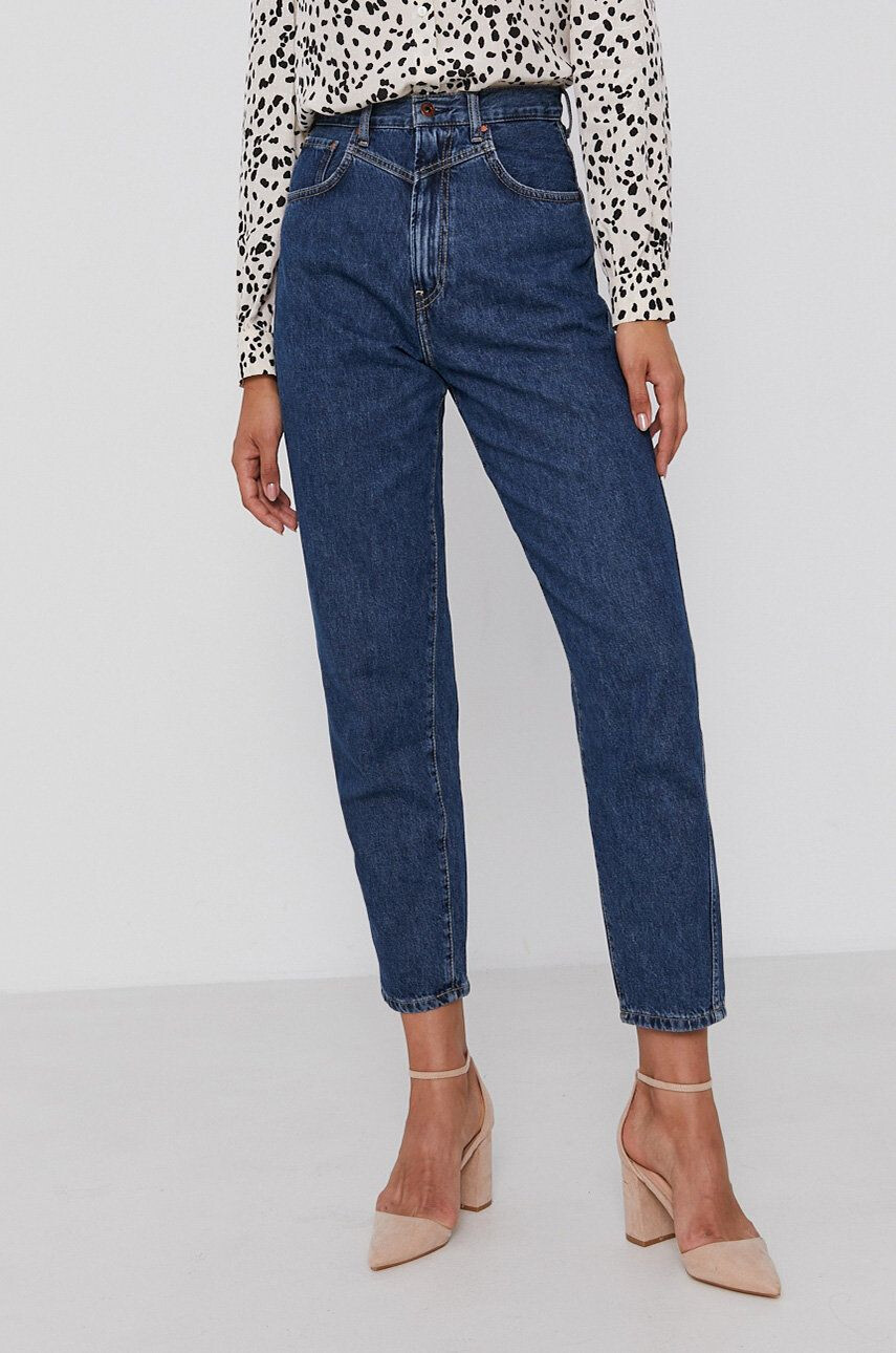 Pepe Jeans jeansi Rachel femei high waist - Pled.ro