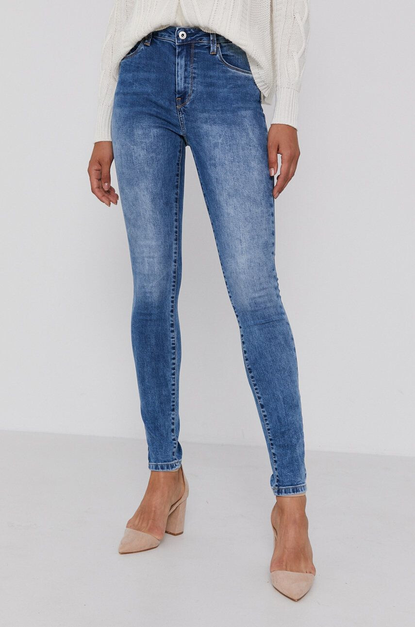 Pepe Jeans jeansi Regent femei high waist - Pled.ro