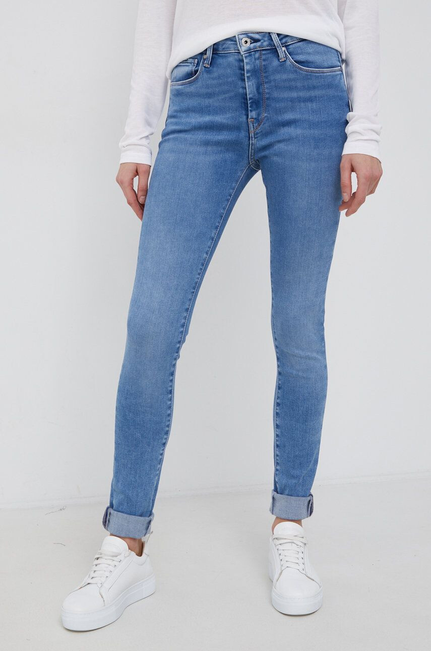 Pepe Jeans Jeans Regent femei high waist - Pled.ro