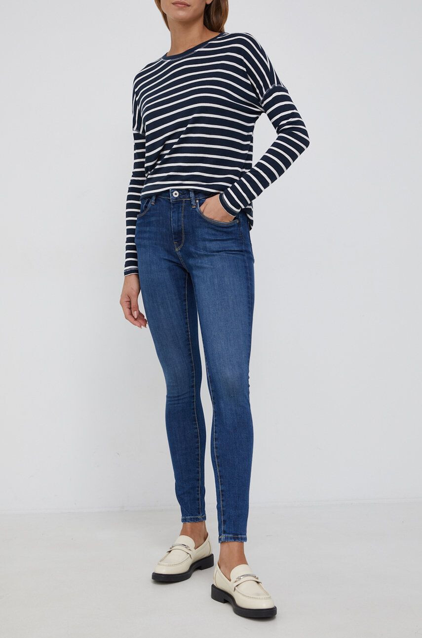 Pepe Jeans Jeans Regent femei high waist - Pled.ro