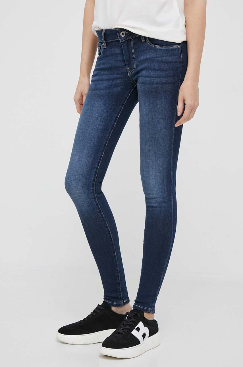 Pepe Jeans jeansi Soho femei culoarea albastru marin - Pled.ro