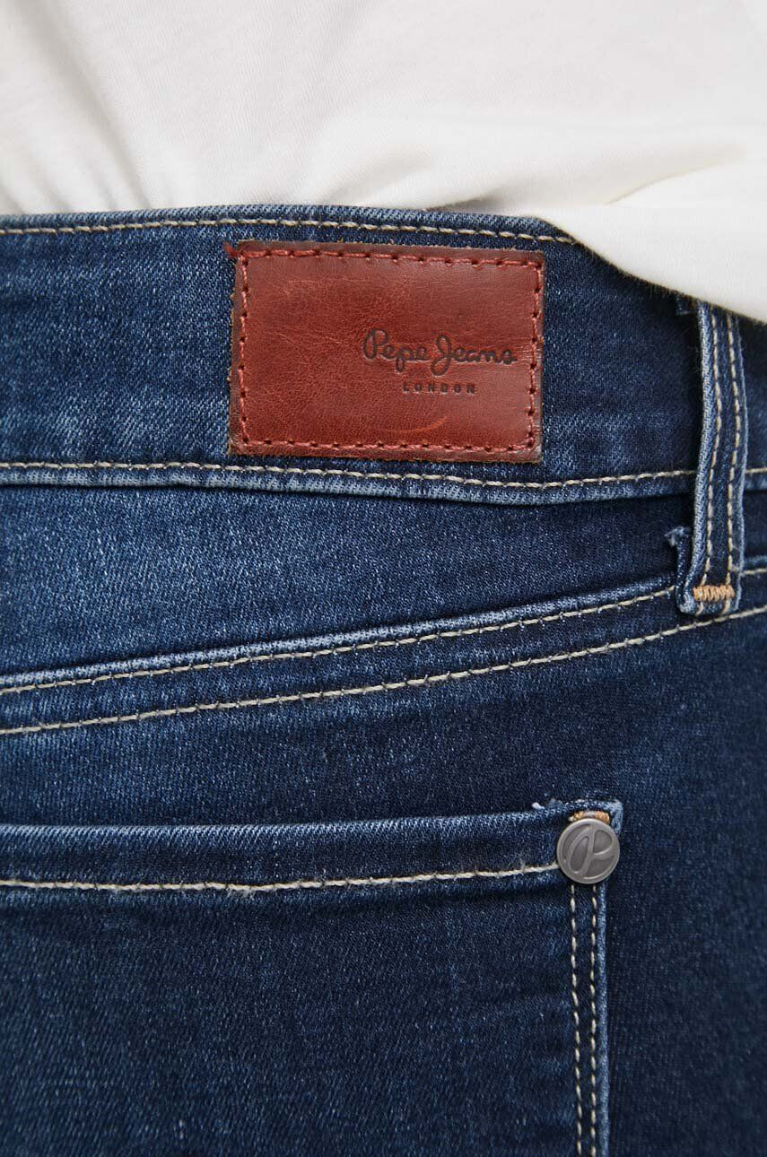 Pepe Jeans jeansi Soho femei culoarea albastru marin - Pled.ro