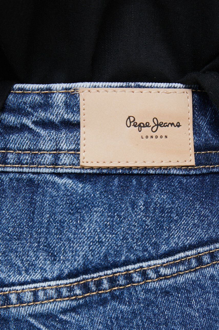 Pepe Jeans jeansi Violet femei high waist - Pled.ro