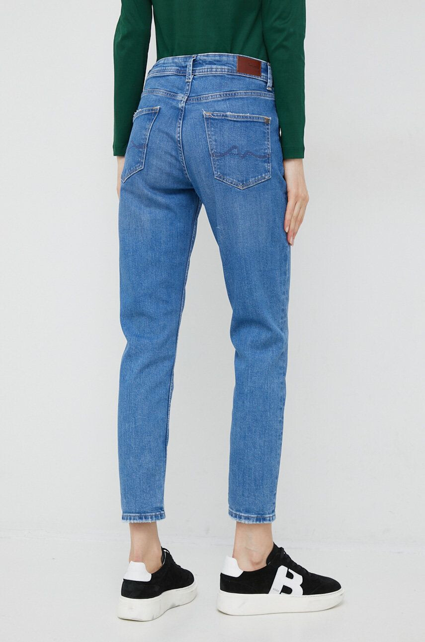 Pepe Jeans jeansi Violet femei high waist - Pled.ro