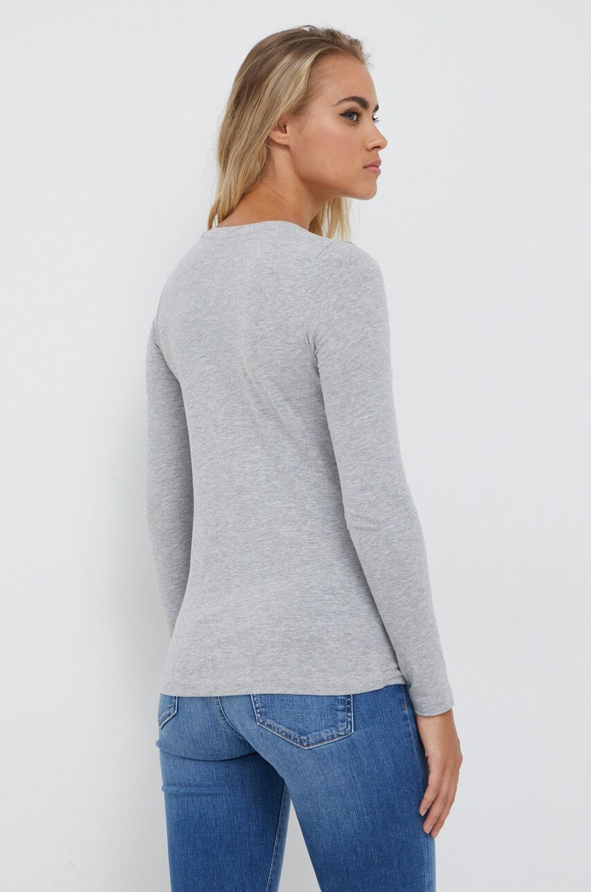 Pepe Jeans longsleeve femei culoarea gri - Pled.ro