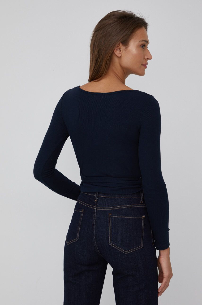 Pepe Jeans longsleeve Catherine femei culoarea albastru marin - Pled.ro