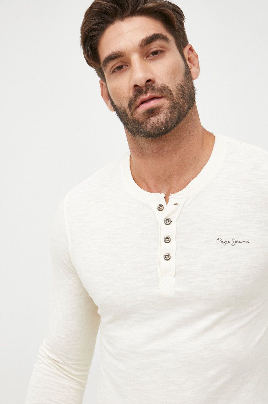 Pepe Jeans longsleeve din bumbac - Pled.ro