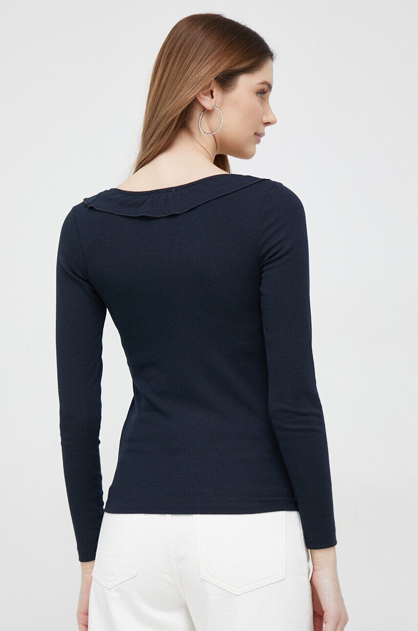 Pepe Jeans longsleeve Dorina femei culoarea albastru marin - Pled.ro