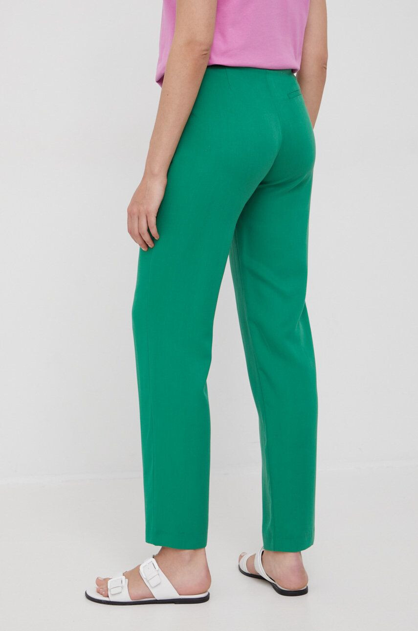 Pepe Jeans pantaloni femei culoarea verde drept high waist - Pled.ro