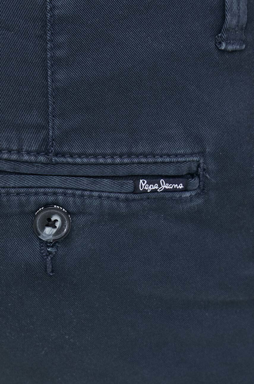 Pepe Jeans pantaloni Charly barbati culoarea albastru marin mulata - Pled.ro