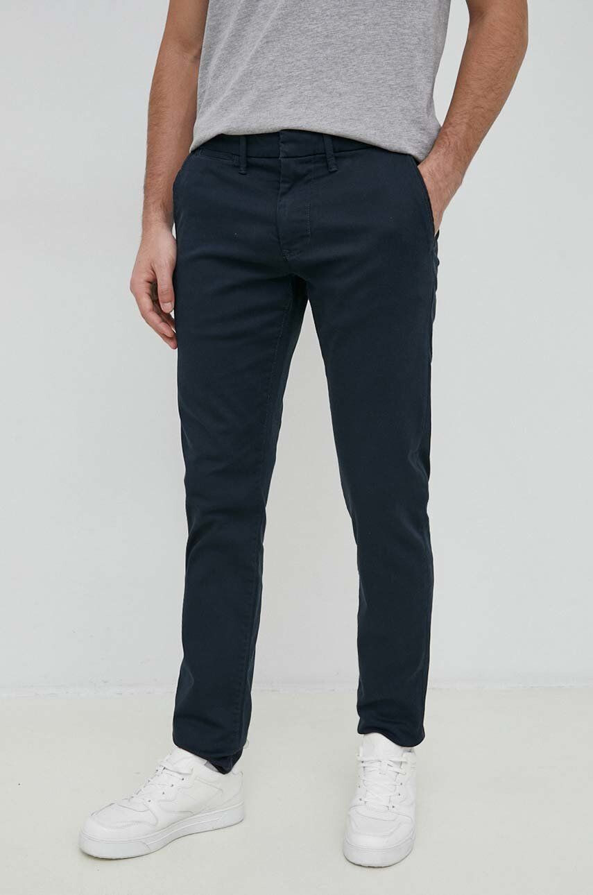 Pepe Jeans pantaloni James barbati culoarea rosu mulata - Pled.ro