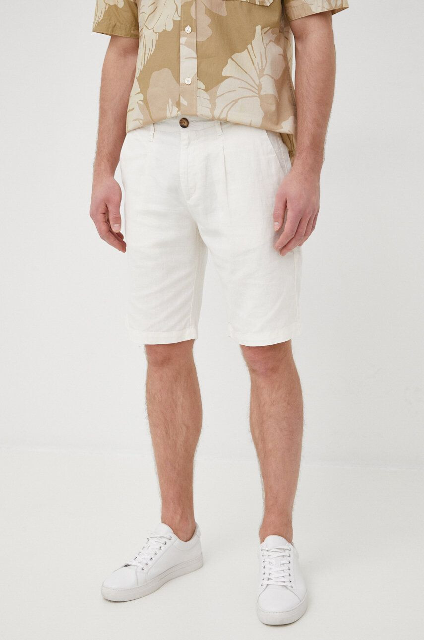 Pepe Jeans pantaloni scurți din amestec de in Arkin Short Linen - Pled.ro