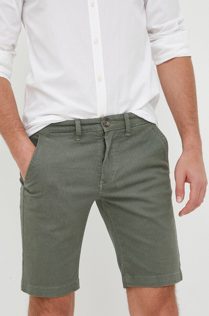 Pepe Jeans pantaloni scurti Charly barbati culoarea verde - Pled.ro