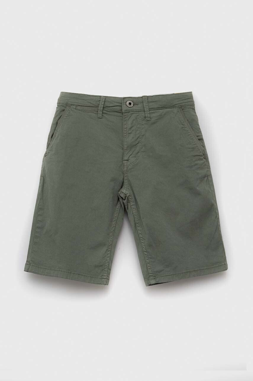 Pepe Jeans pantaloni scurti copii culoarea verde talie reglabila - Pled.ro